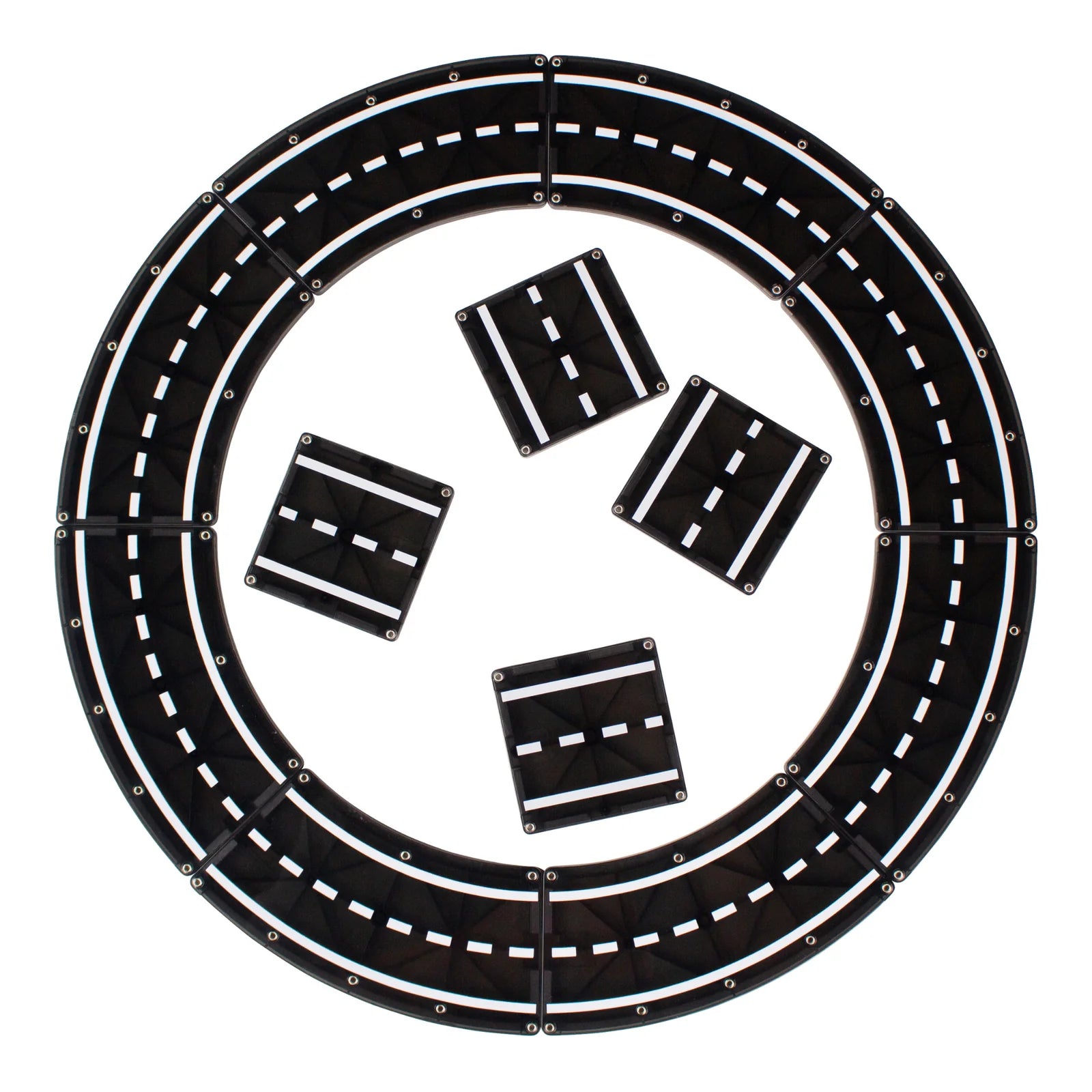 Magna-Tiles Xtras: Roads 12-Piece Set
