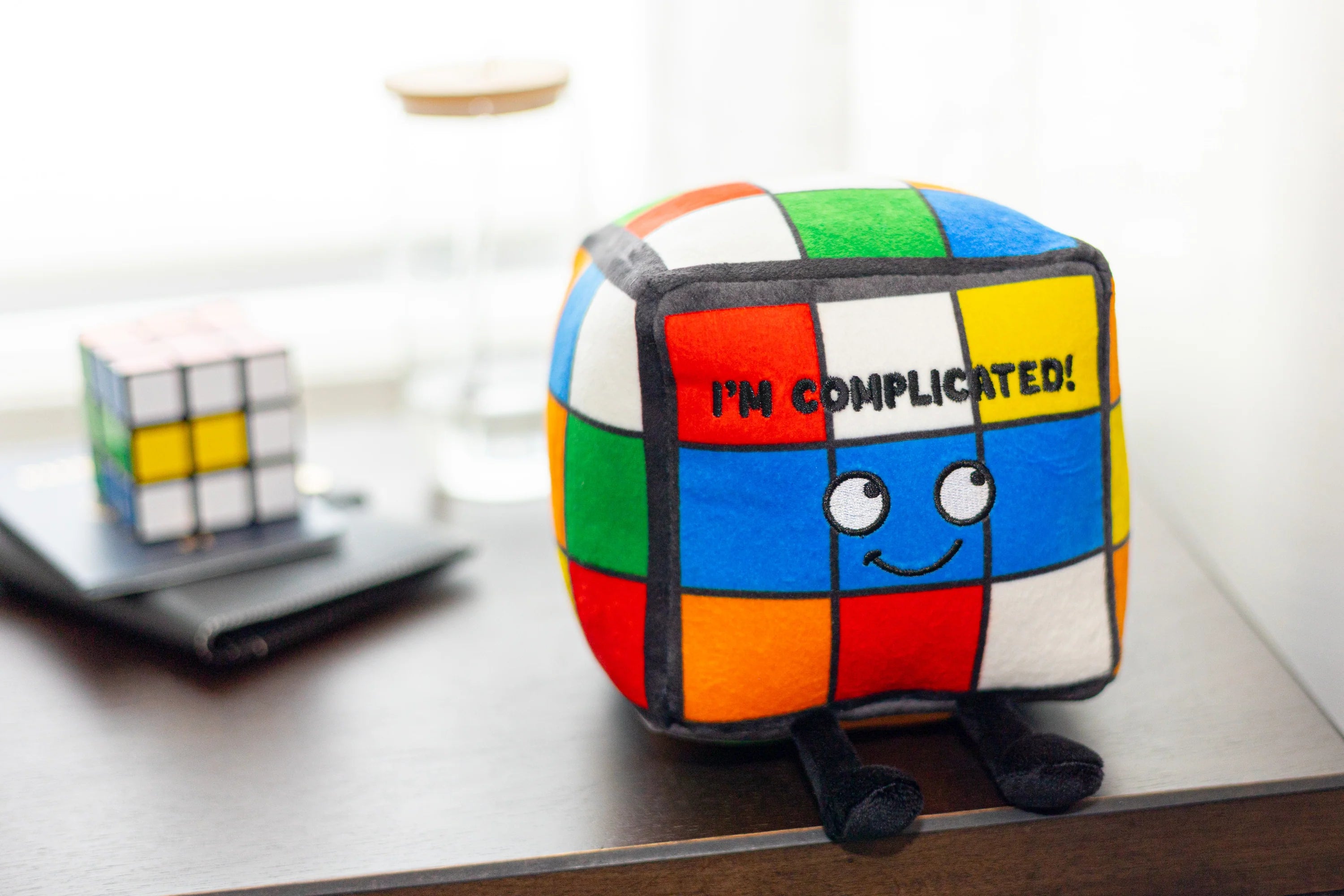 I'm Complicated Plush Rubix Cube Puzzle