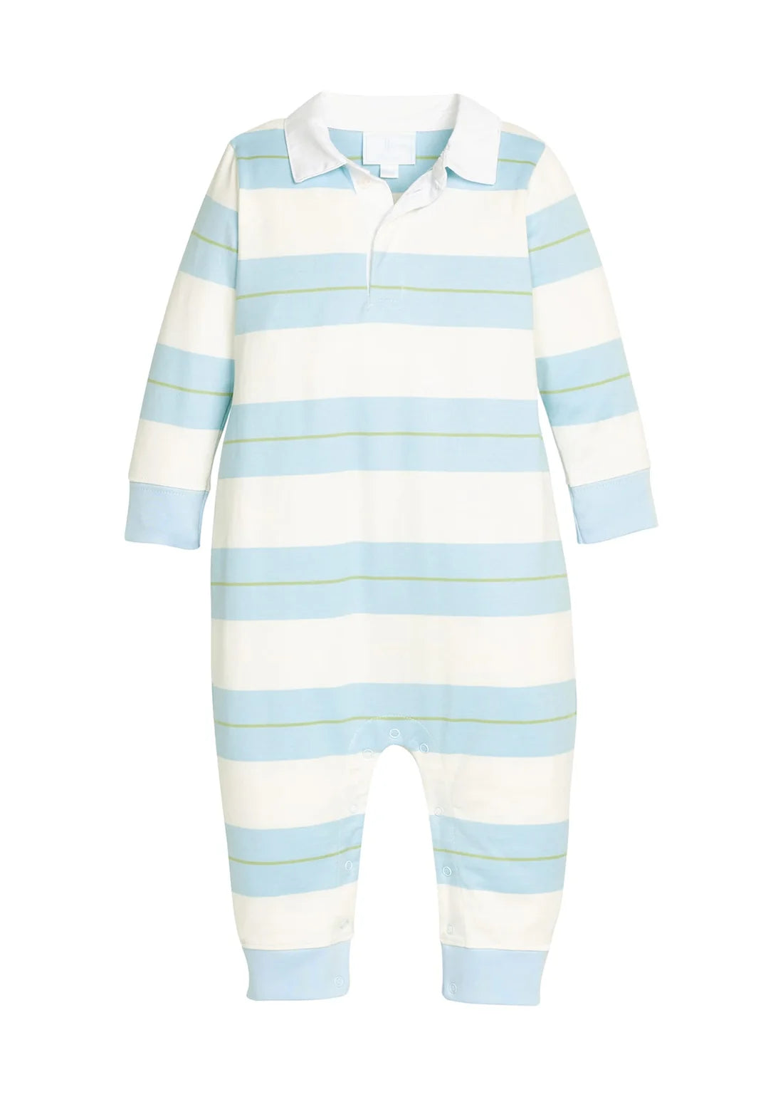 Fondren Stripe Rugby Polo Romper