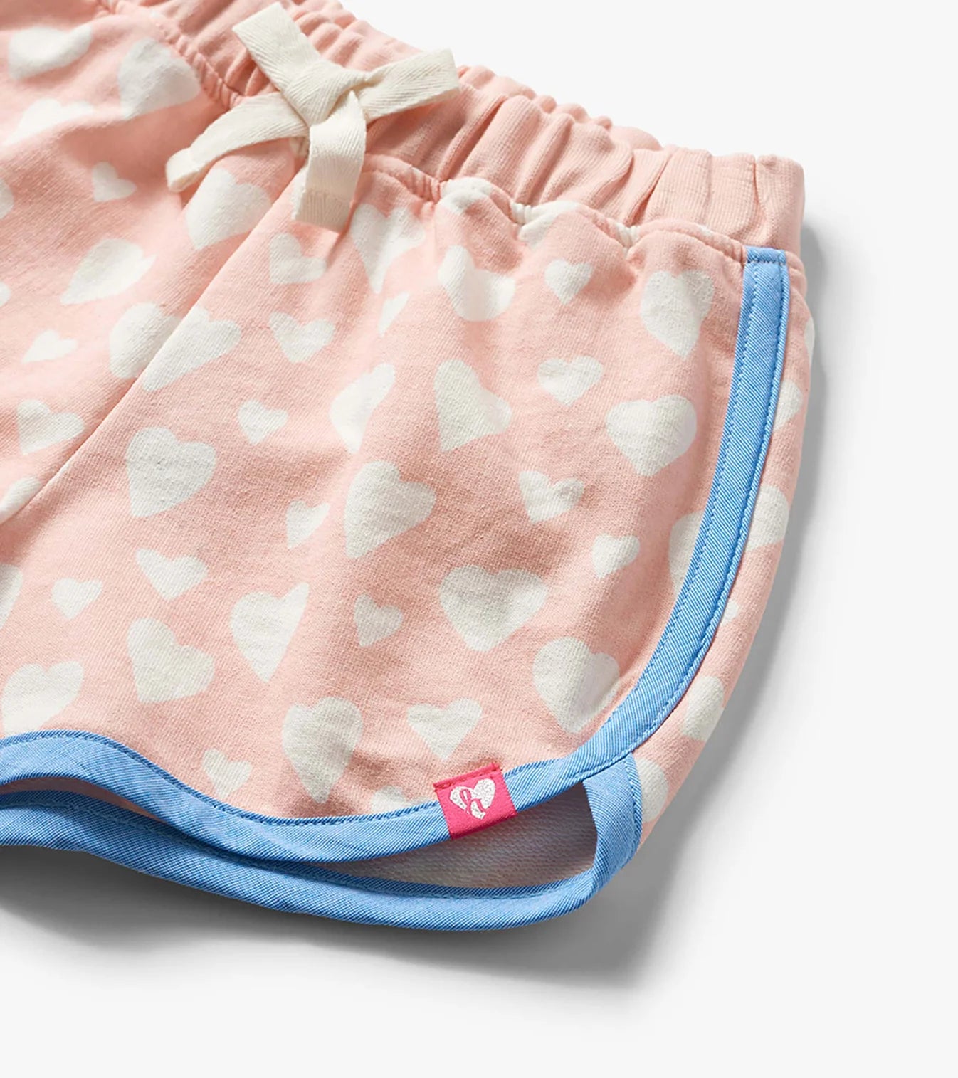 Cami Lace Puffy Hearts Tee & Short Set