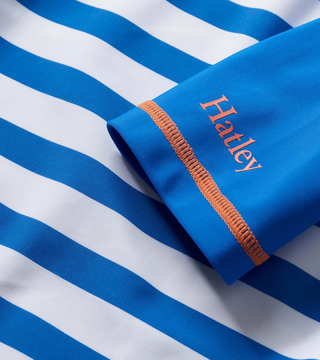 Orange Sting Rays Swim Shorts & Striped Rashguard