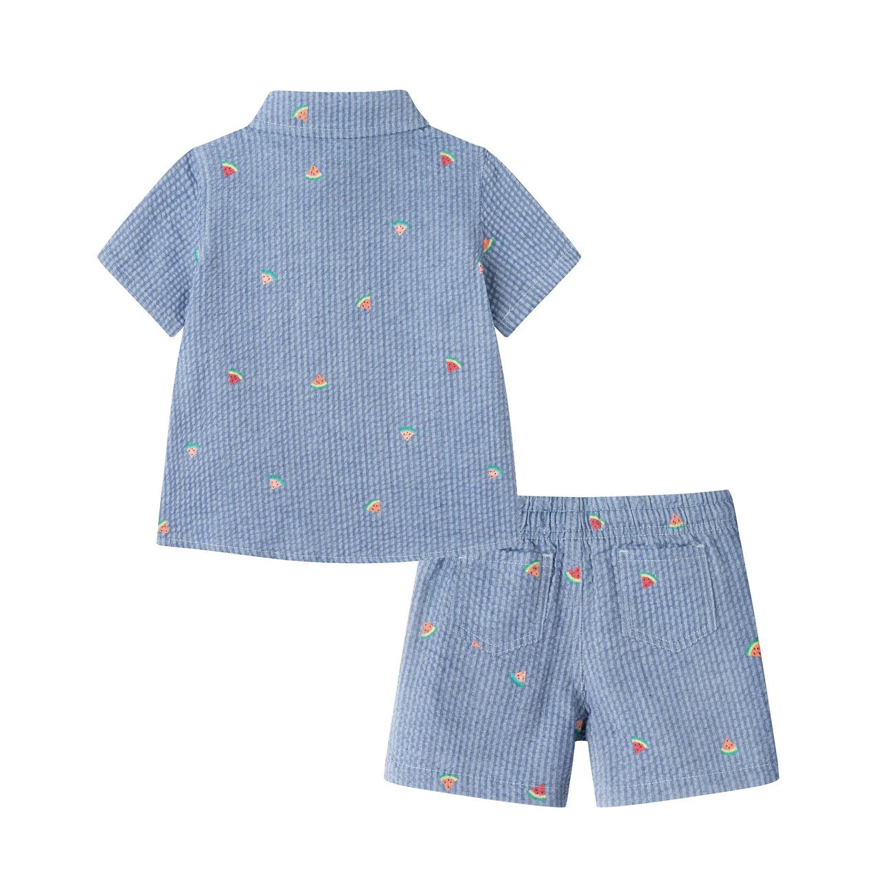Navy SS Shorts Set