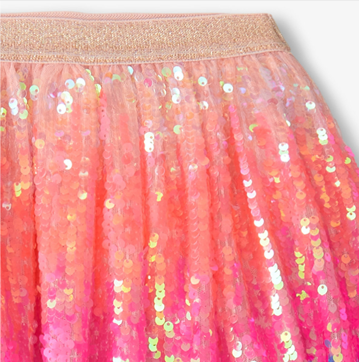 Multi Happy Sparkly Sequin Tulle Skirt