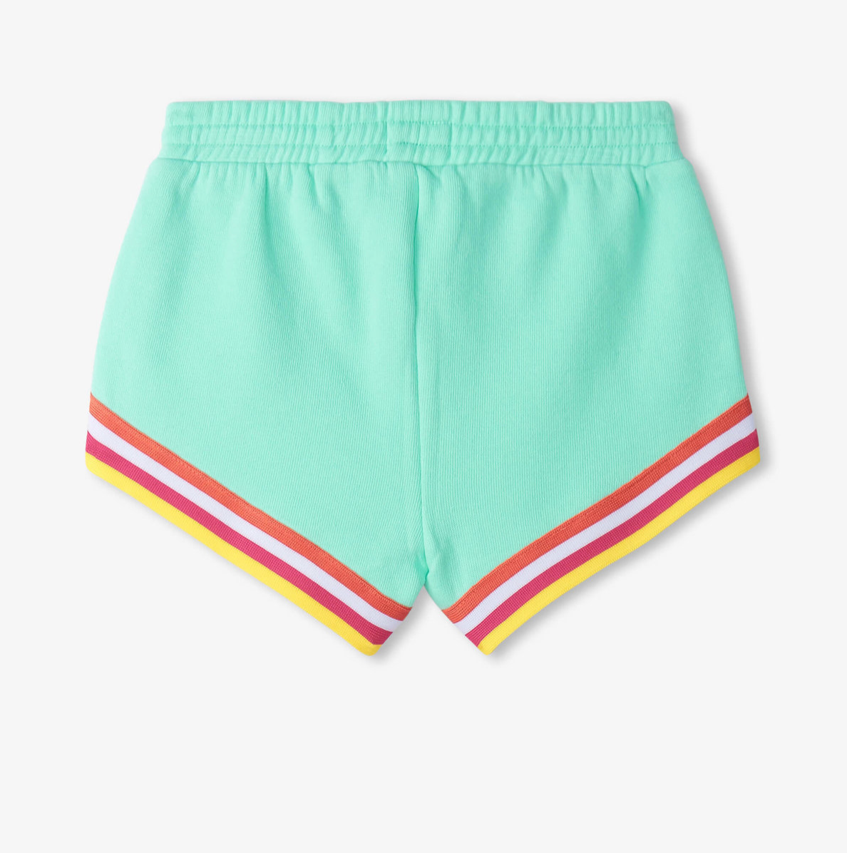 Aqua Sunny Days Stripe Trim Jog Shorts