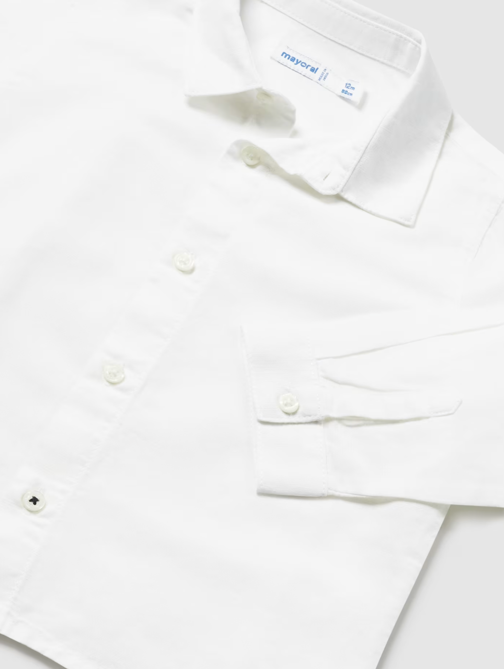 Classic White Linen Button Down LS Shirt