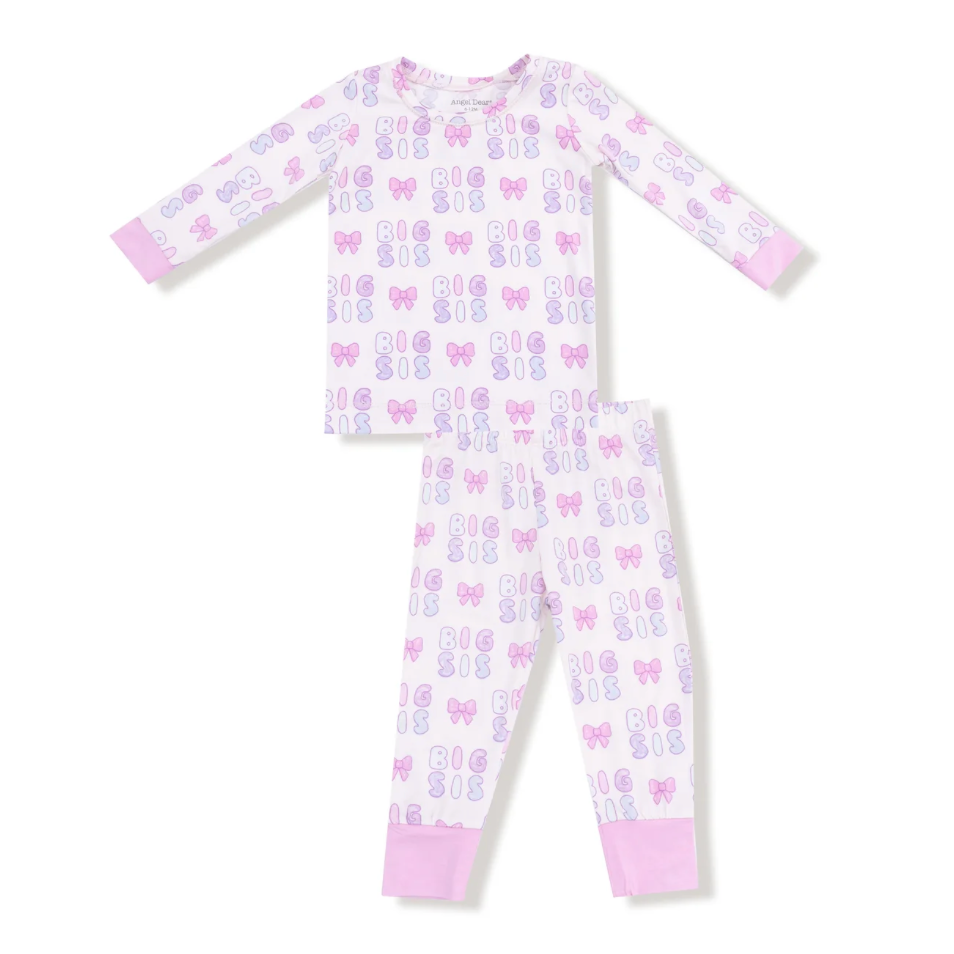 Pink Big Sis LS Loungewear PJ Set