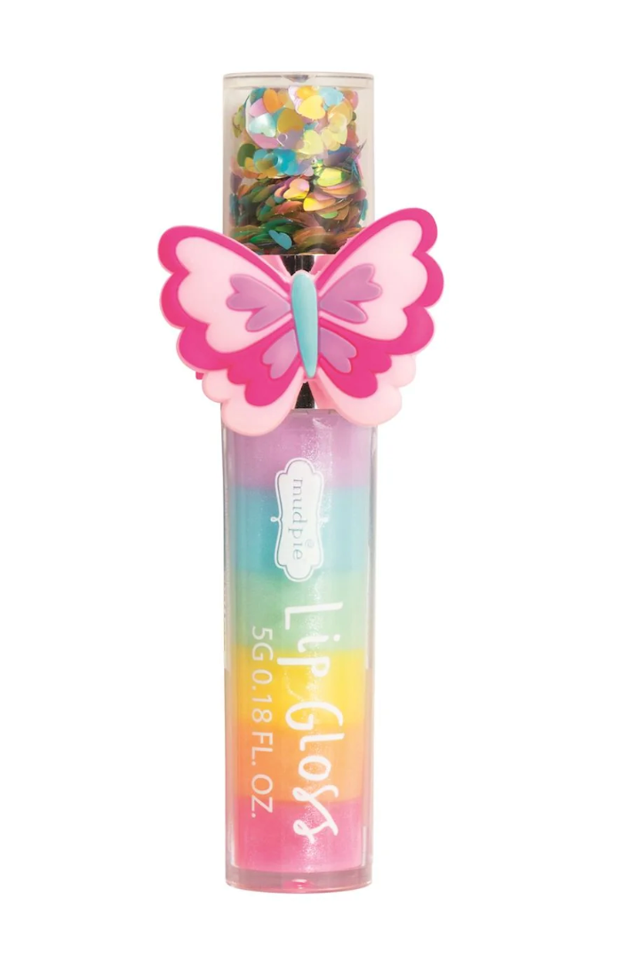 Butterfly Lip Gloss and Ring Set