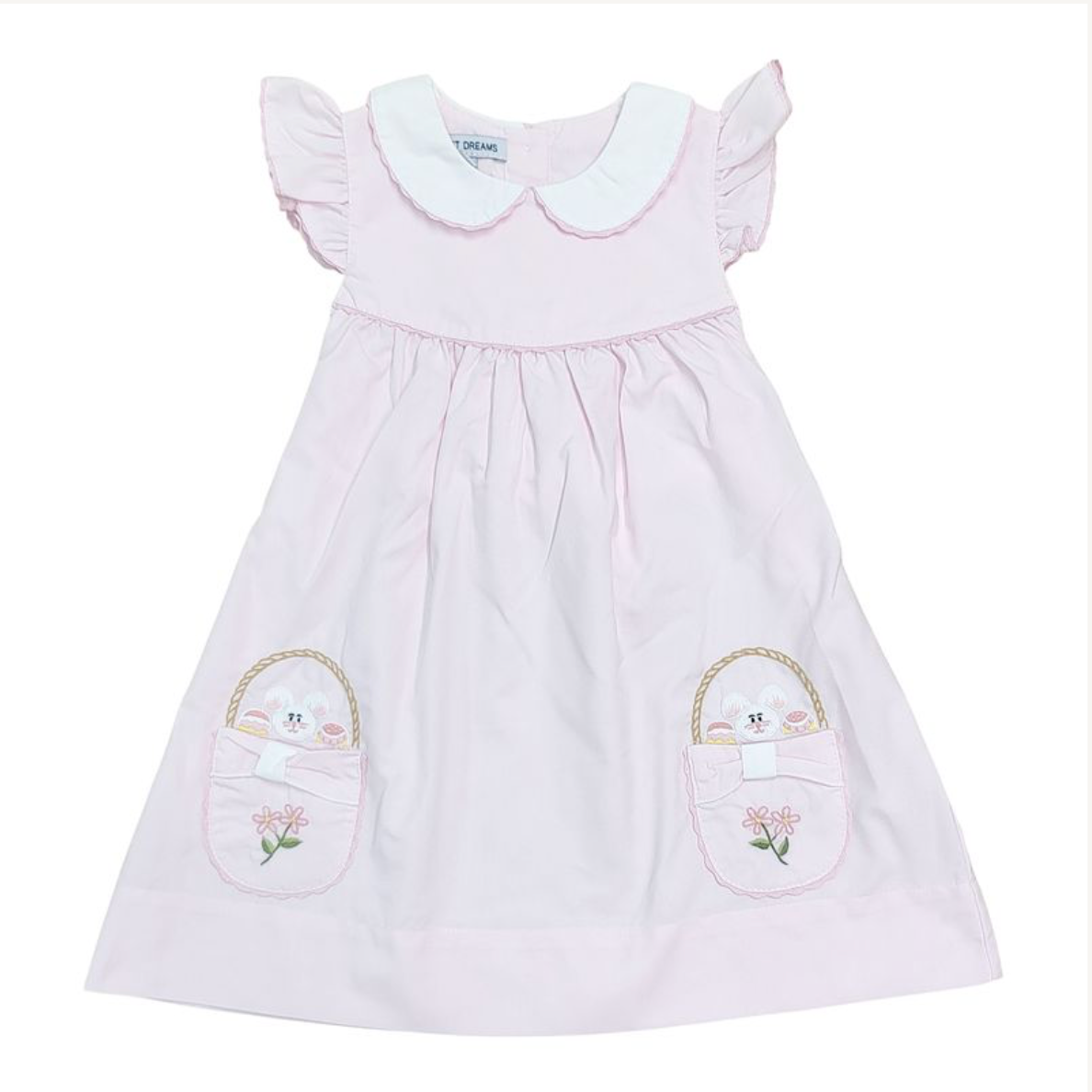 Emb Bunny and Basket Dress