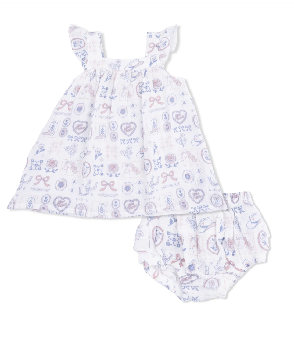 Country Western Heirlooms Sundress & Bloomer