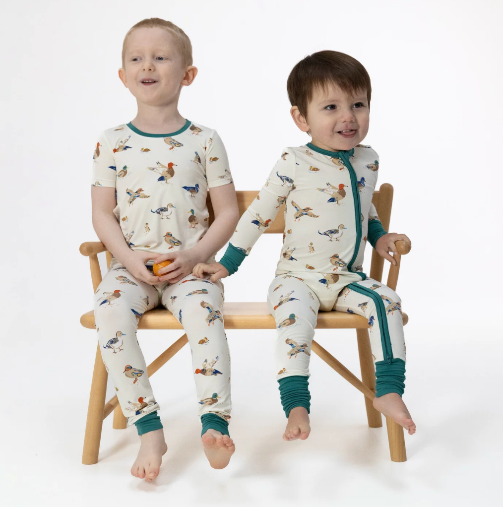 Beige Ducks Conv Romper