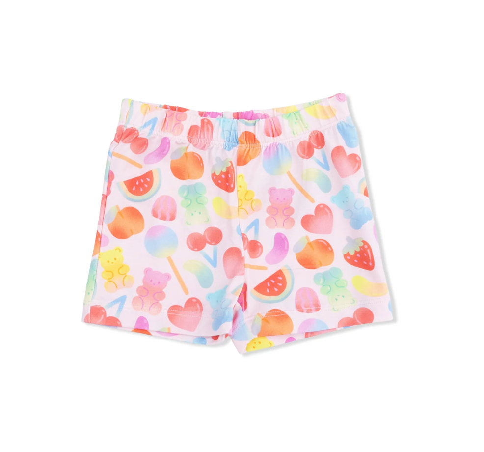 Pink Gummy Bears Loungewear Short Set