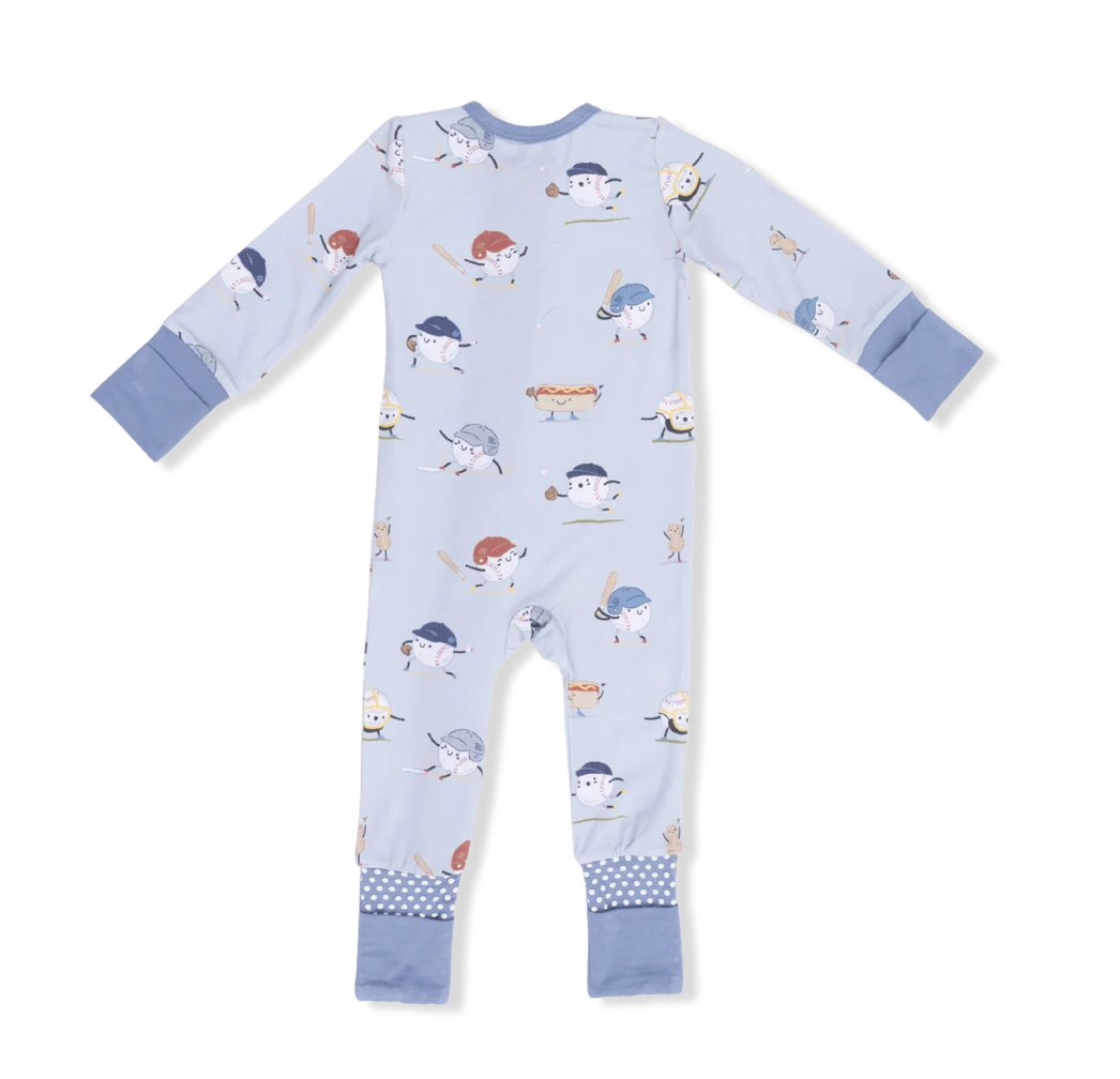 Baseballs Playing Baseball Conv Romper