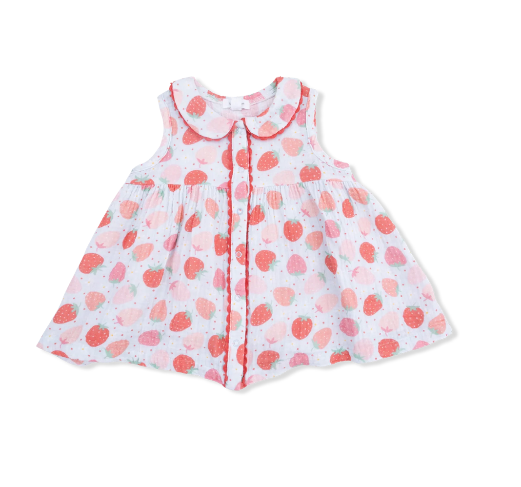 Strawberry Bliss Jill Dress & Bloomer