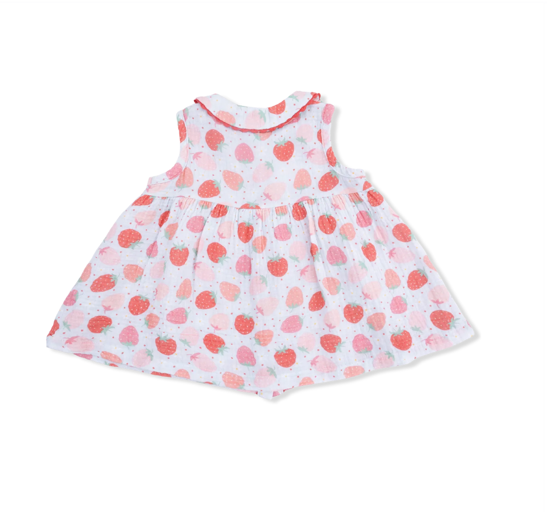 Strawberry Bliss Jill Dress & Bloomer