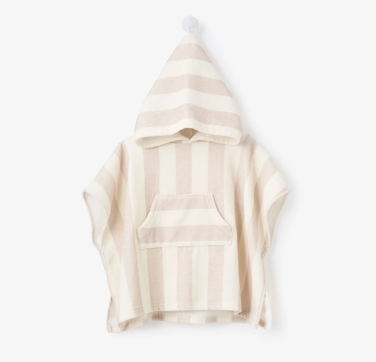 Taupe Beach Poncho Coverup