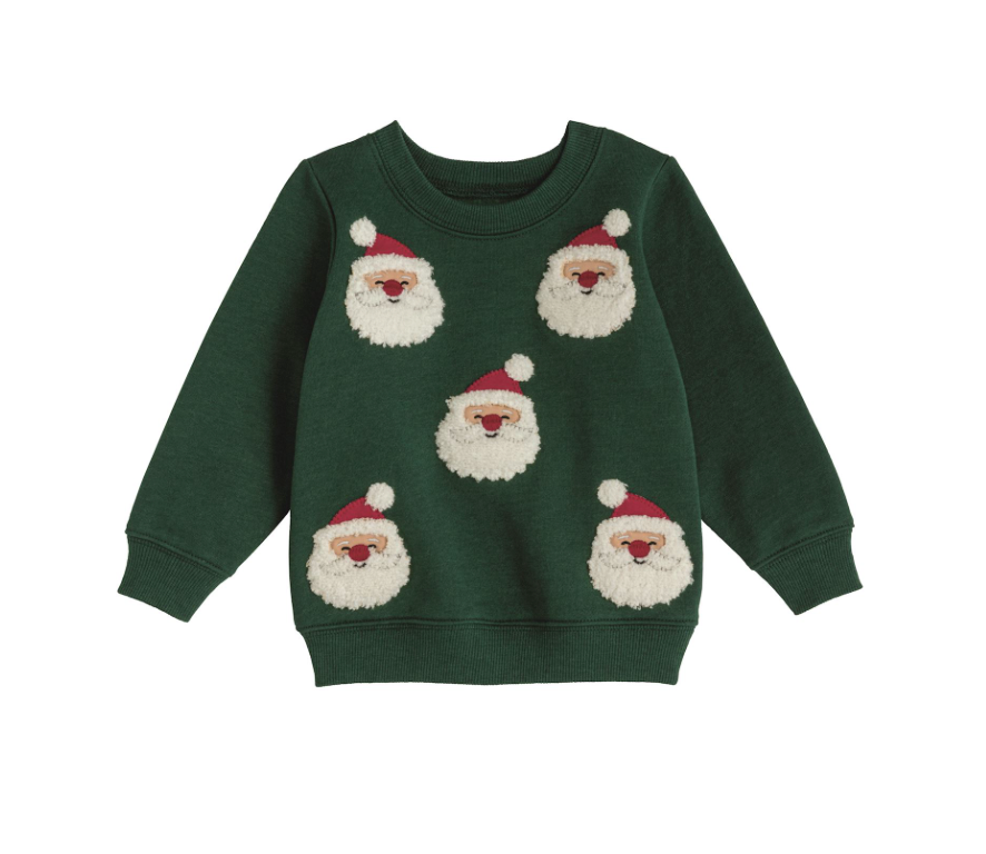 Santa Applique Sweatshirt