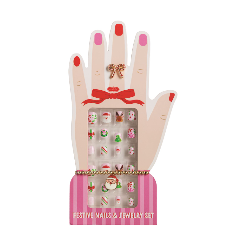 Christmas Nails and Jewelry