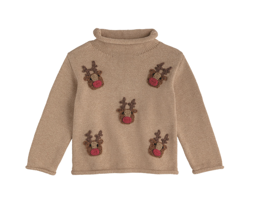 Reindeer Rollneck Sweater