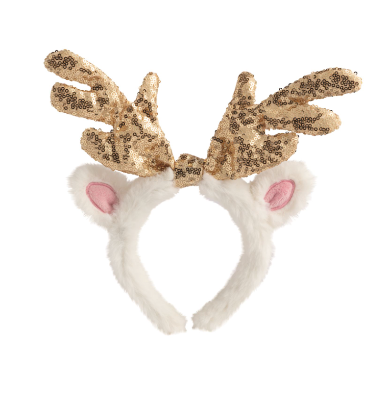 Fur Antler Headband