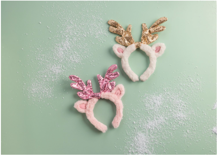 Fur Antler Headband