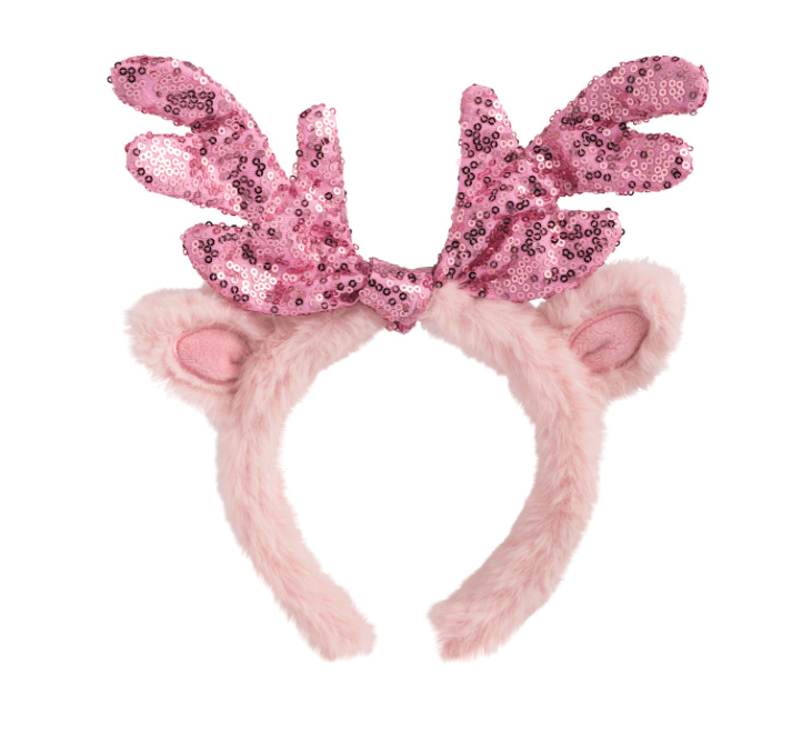 Fur Antler Headband