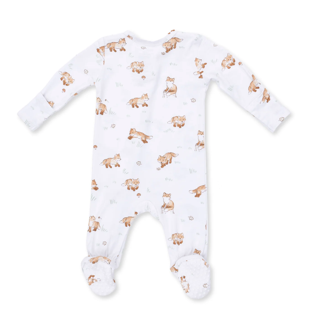 Little Explorer Fox Zipper Footie