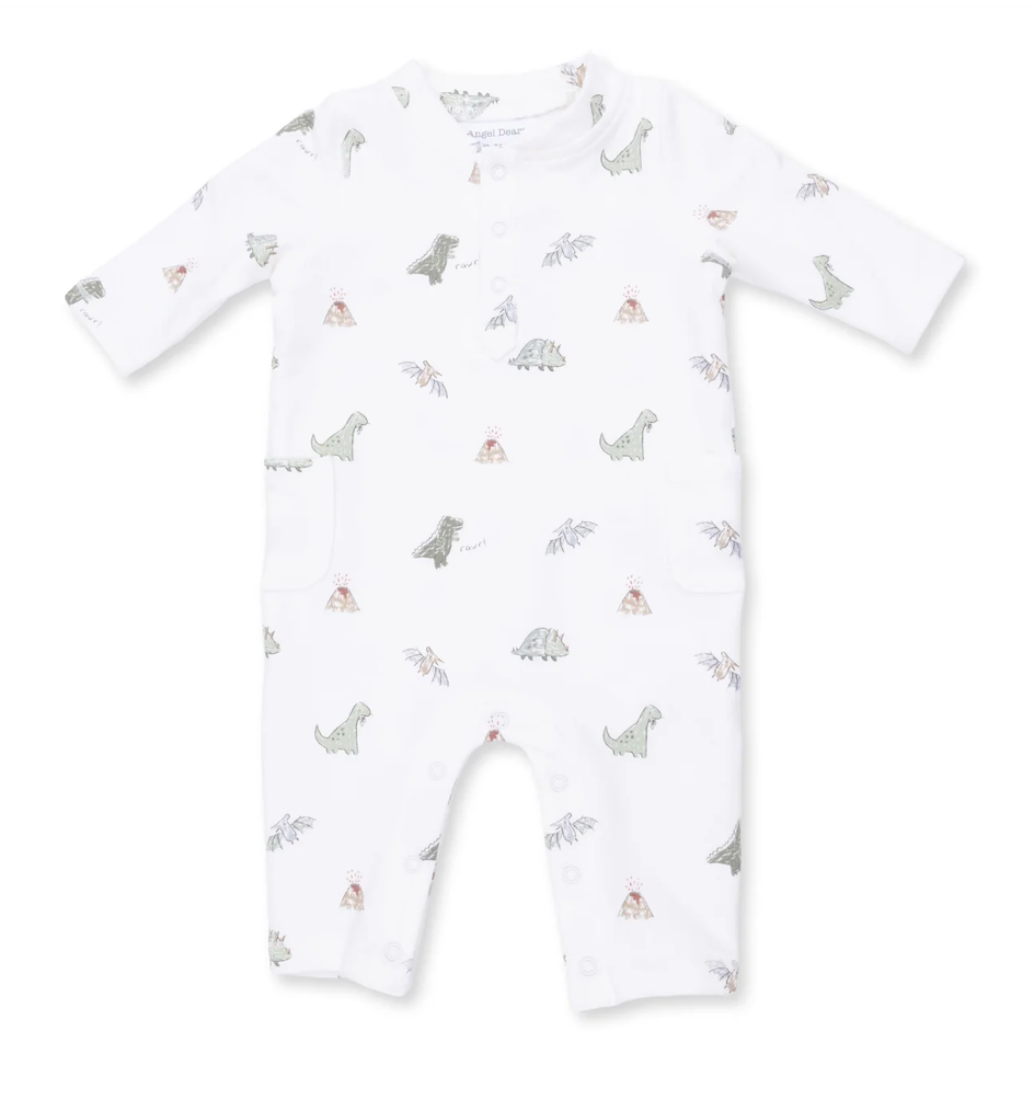 Dinos French Terry Romper