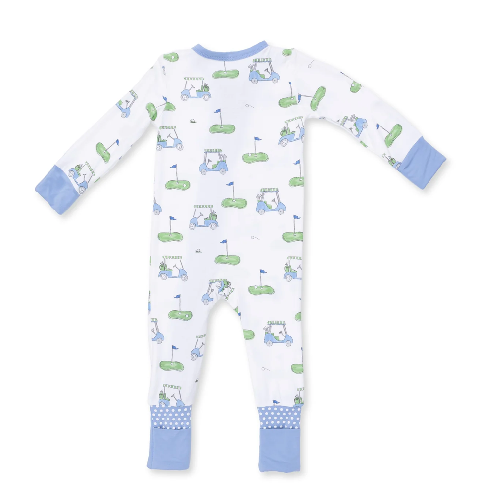 Blue Golf Carts Convertible Romper