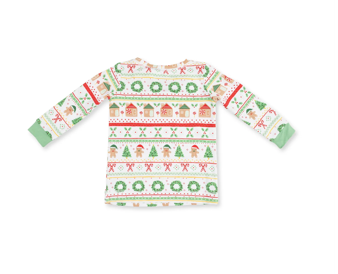 Gingerbread Fair Isle Loungewear Set