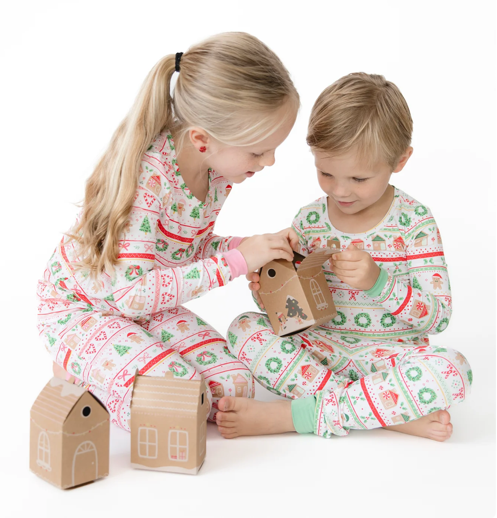 Pink Gingerbread Fair Isle Loungewear Set