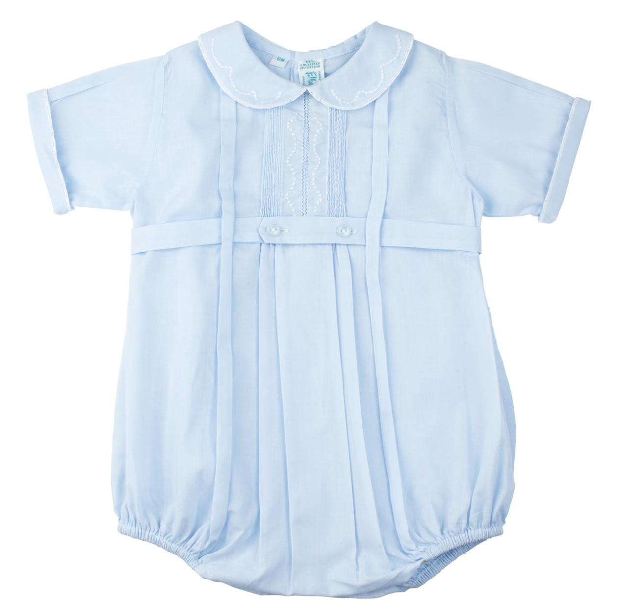 Blue Button Belt Creeper