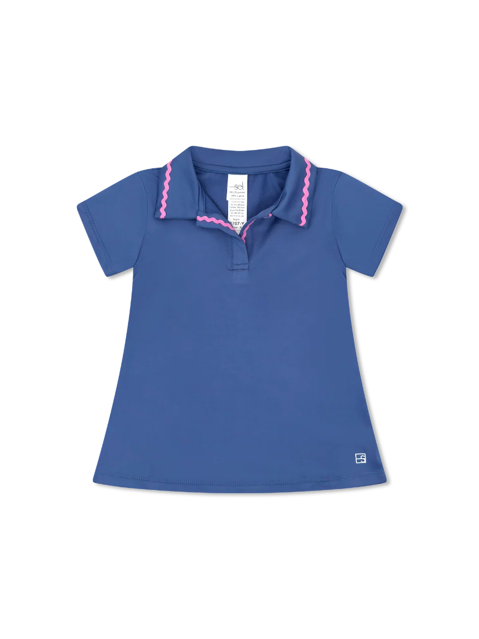 Piper Polo - Baton Rouge Blue