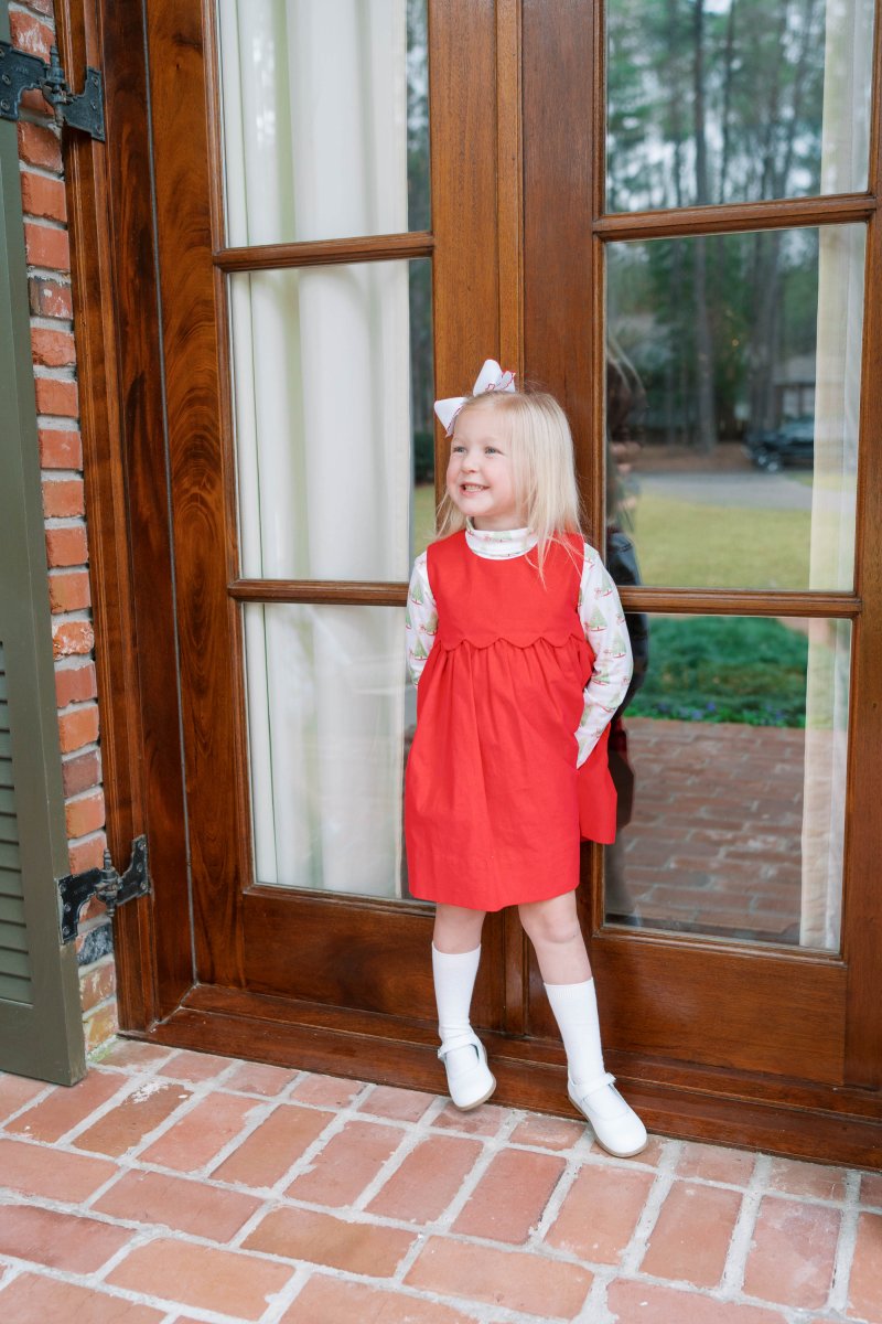 High Point Red Corduroy Jumper