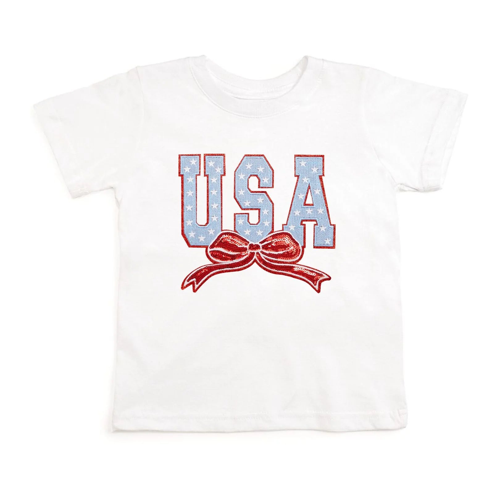 USA Stars & Bow Patch T-Shirt