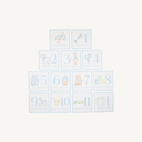 Sir Propers Month Markers Buckhead Blue