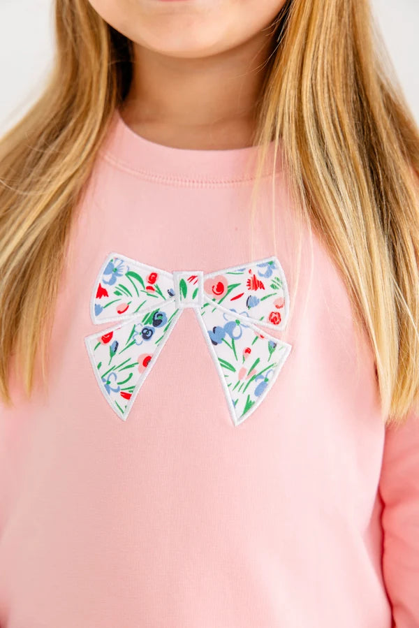 TBBC Cassidy Crewneck Puff Sleeve Fair St Floral
