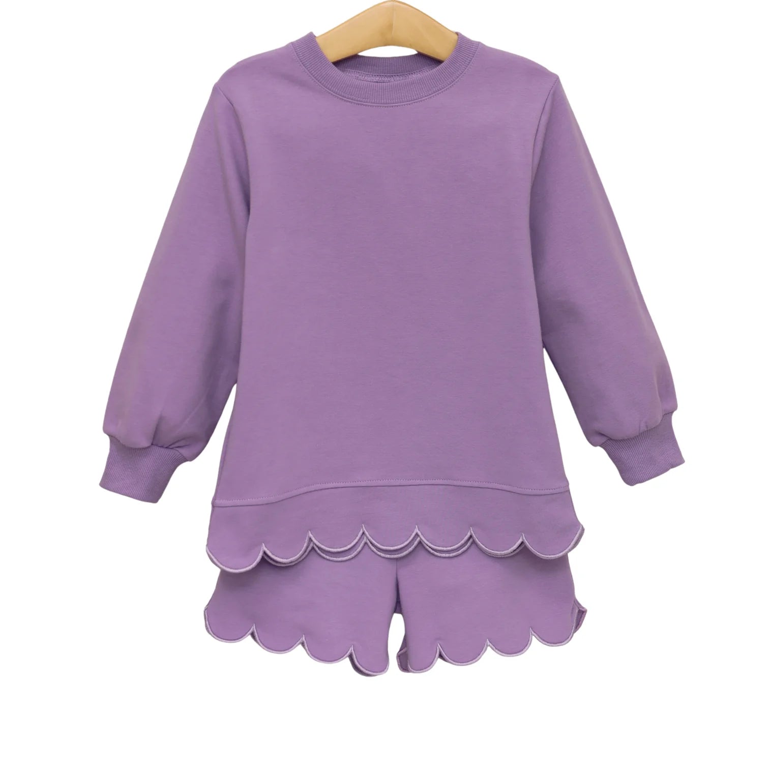 Lavender Sophia Scalloped Set