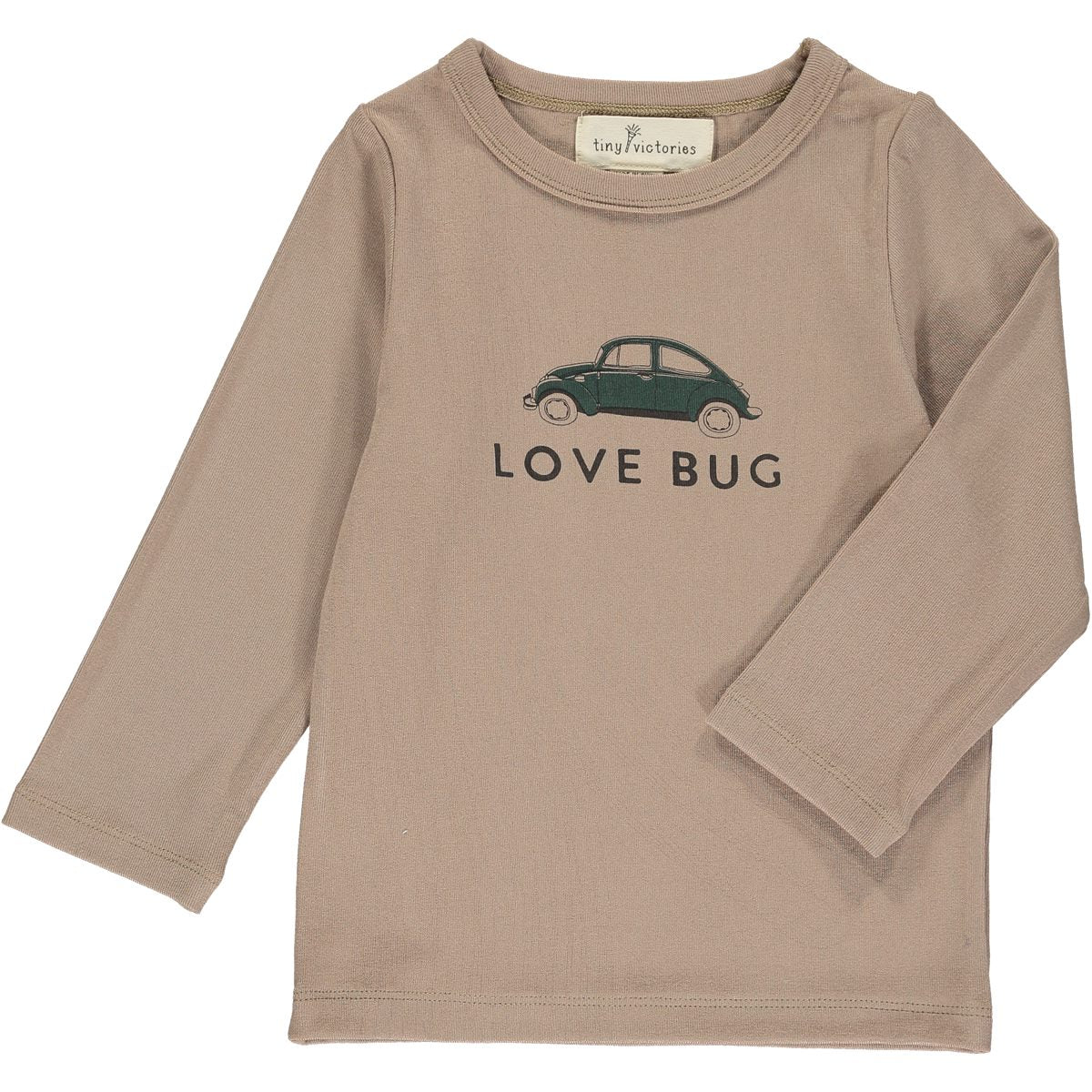 Tan Love Bug Car LS Shirt