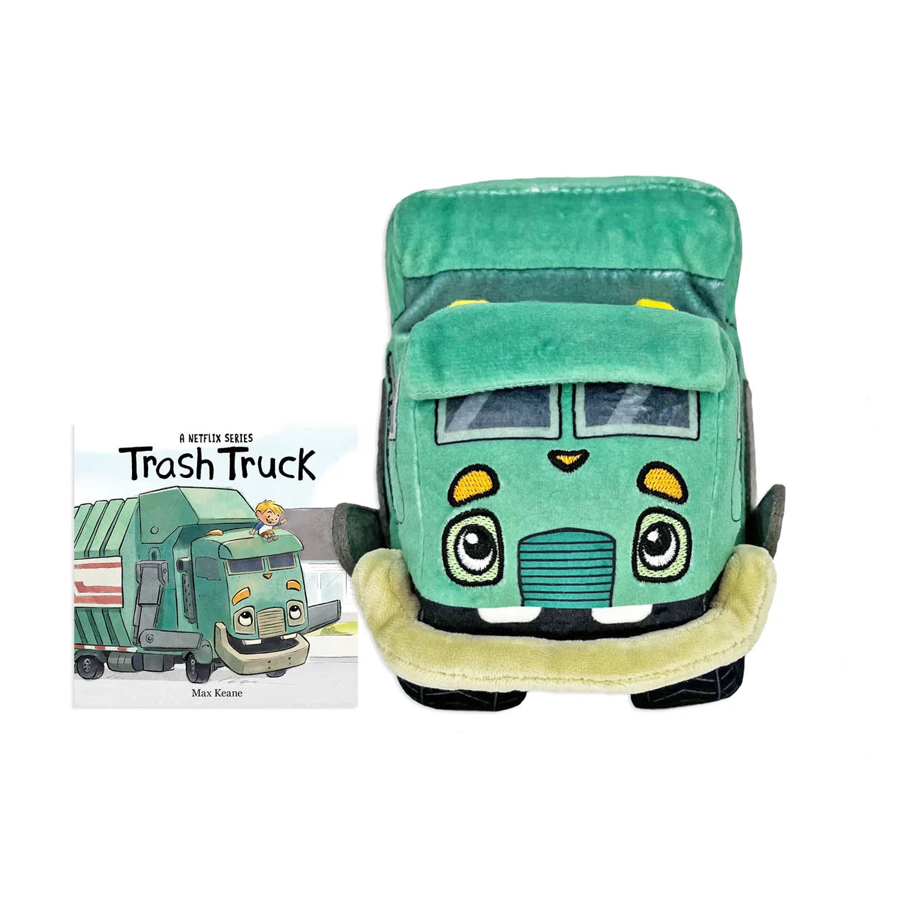 Trash Truck Plush and Board Book Set