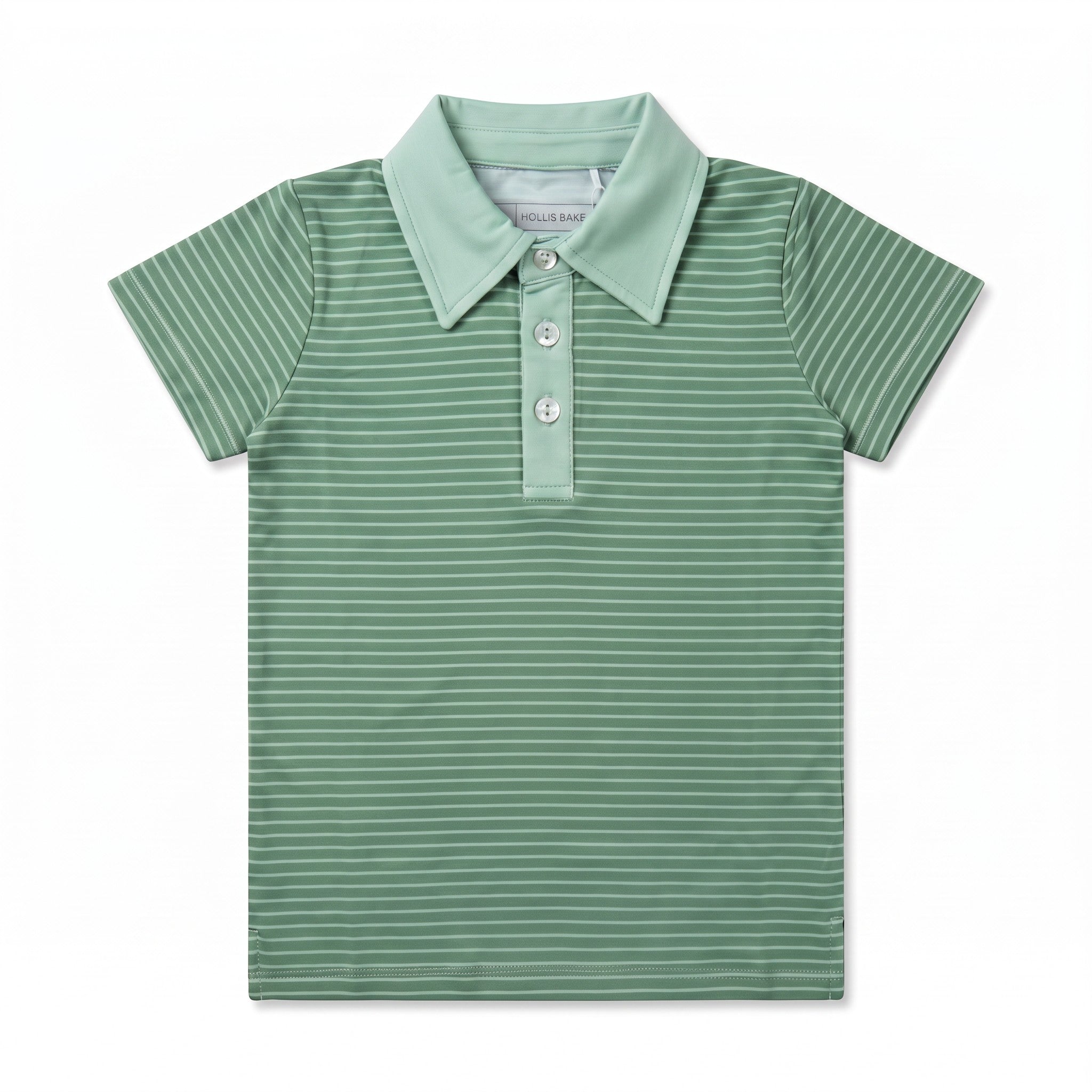 Green Stripe Trey Polo