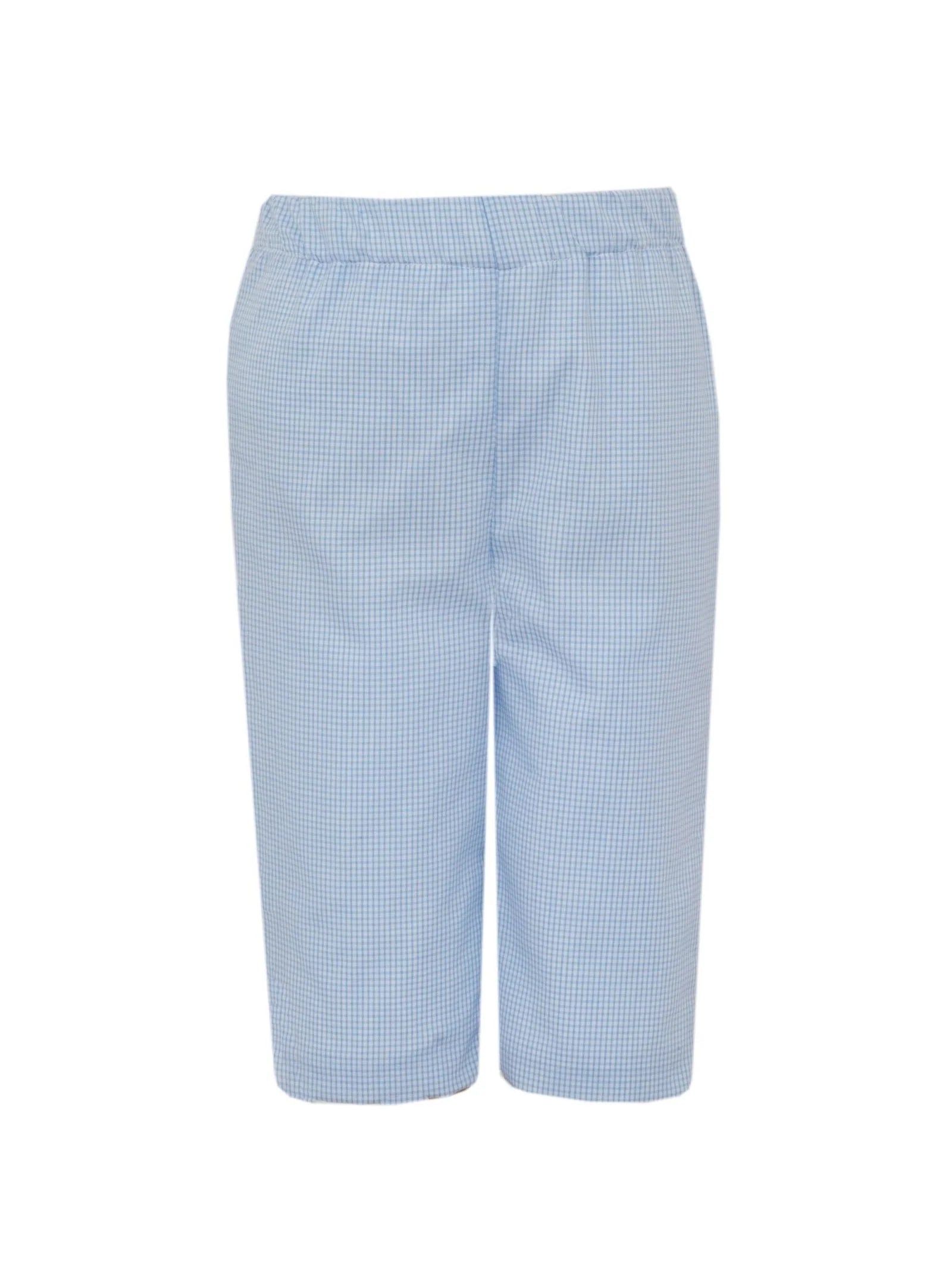 Turkey Blue Check Pant Set