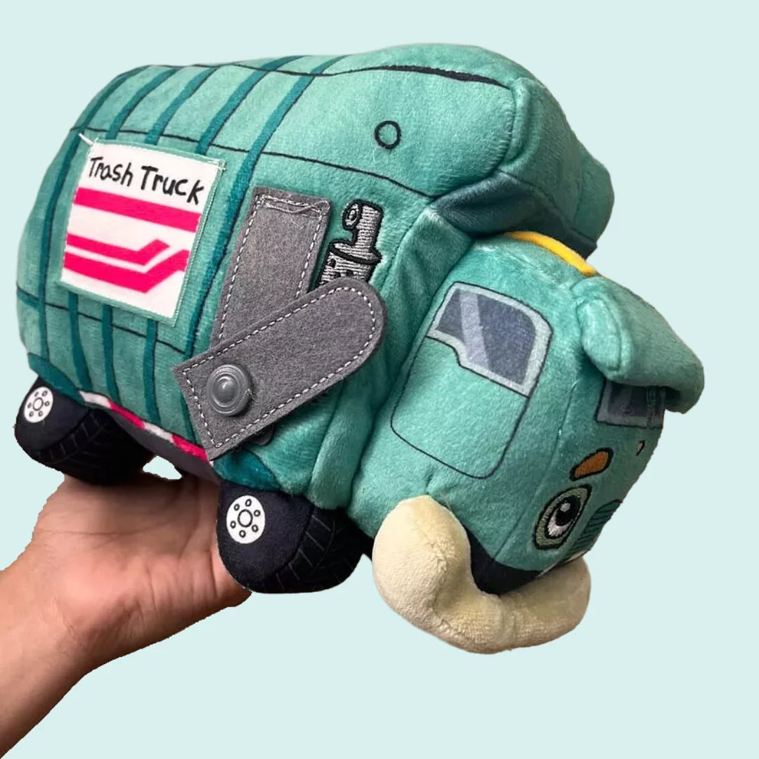 Trash Truck Plush and Board Book Set