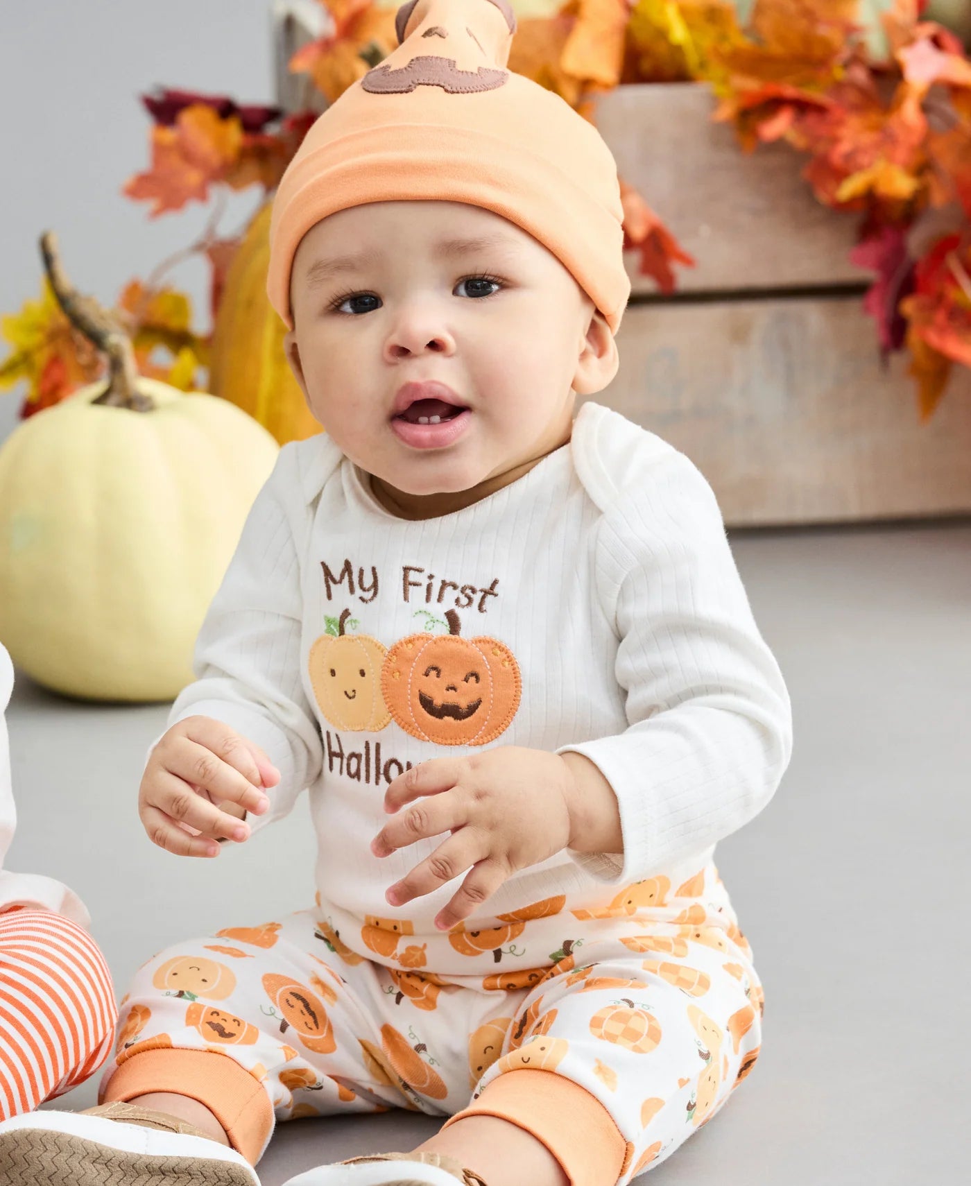 My First Halloween Bodysuit Set w Hat