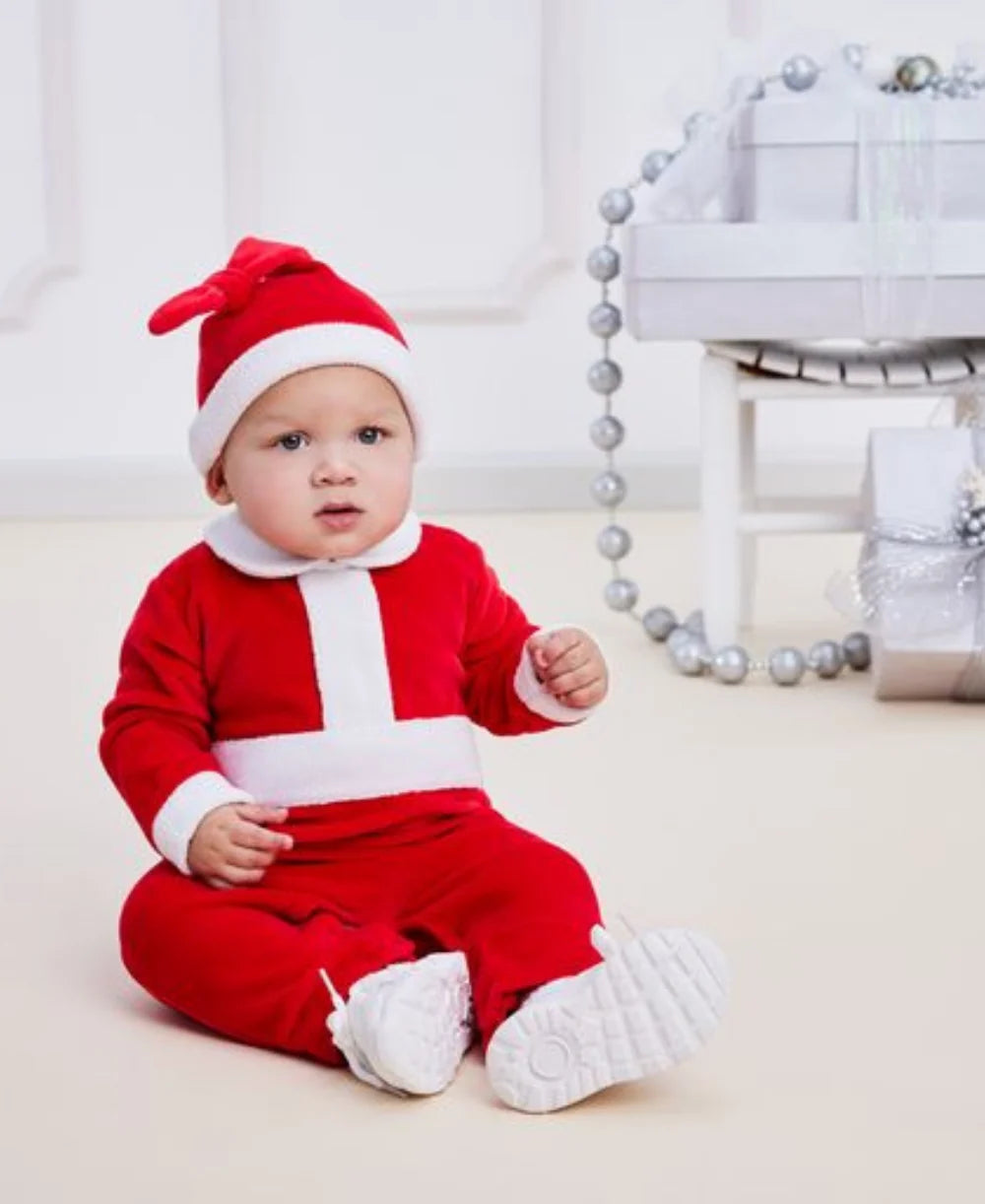 Kissy North Pole Reindeer Velour Stocking Hat