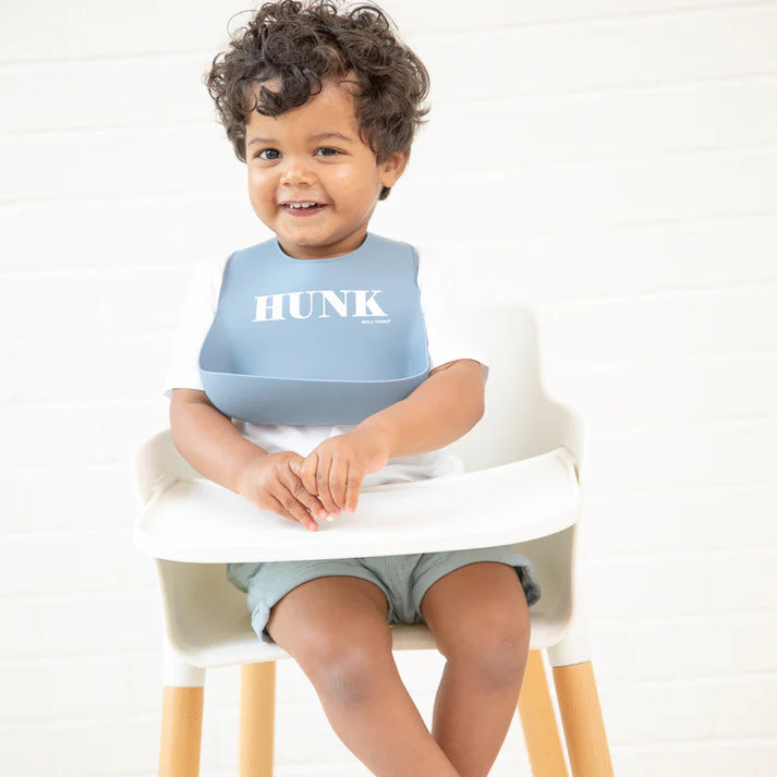 Blue Hunk Wonder Bib