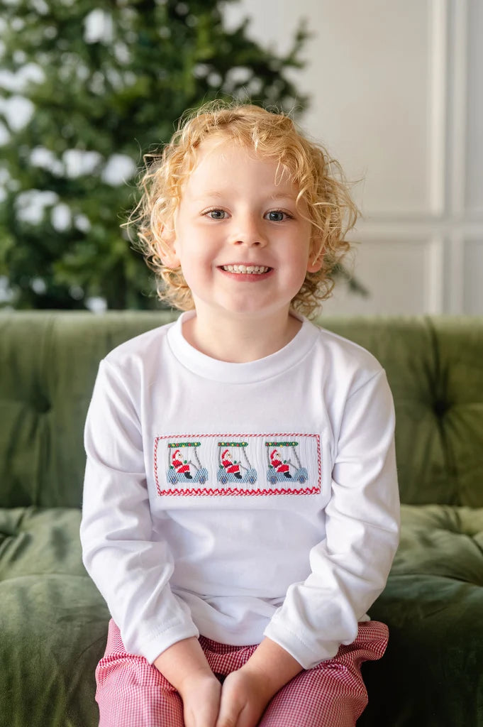 Golfing Santa Beau T-Shirt Set