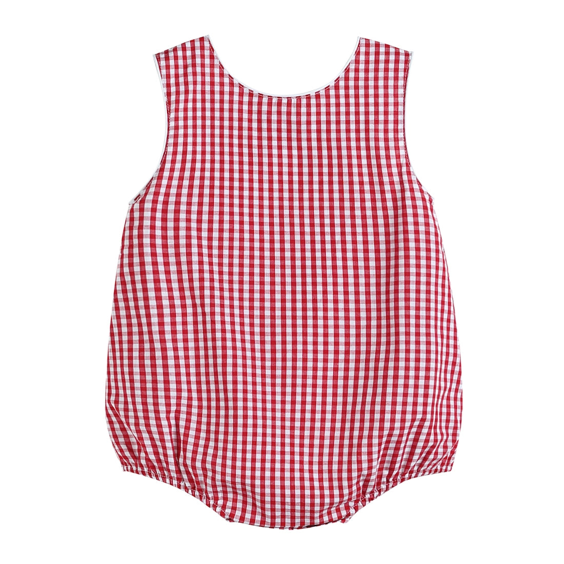 Red Gingham Bubble Romper