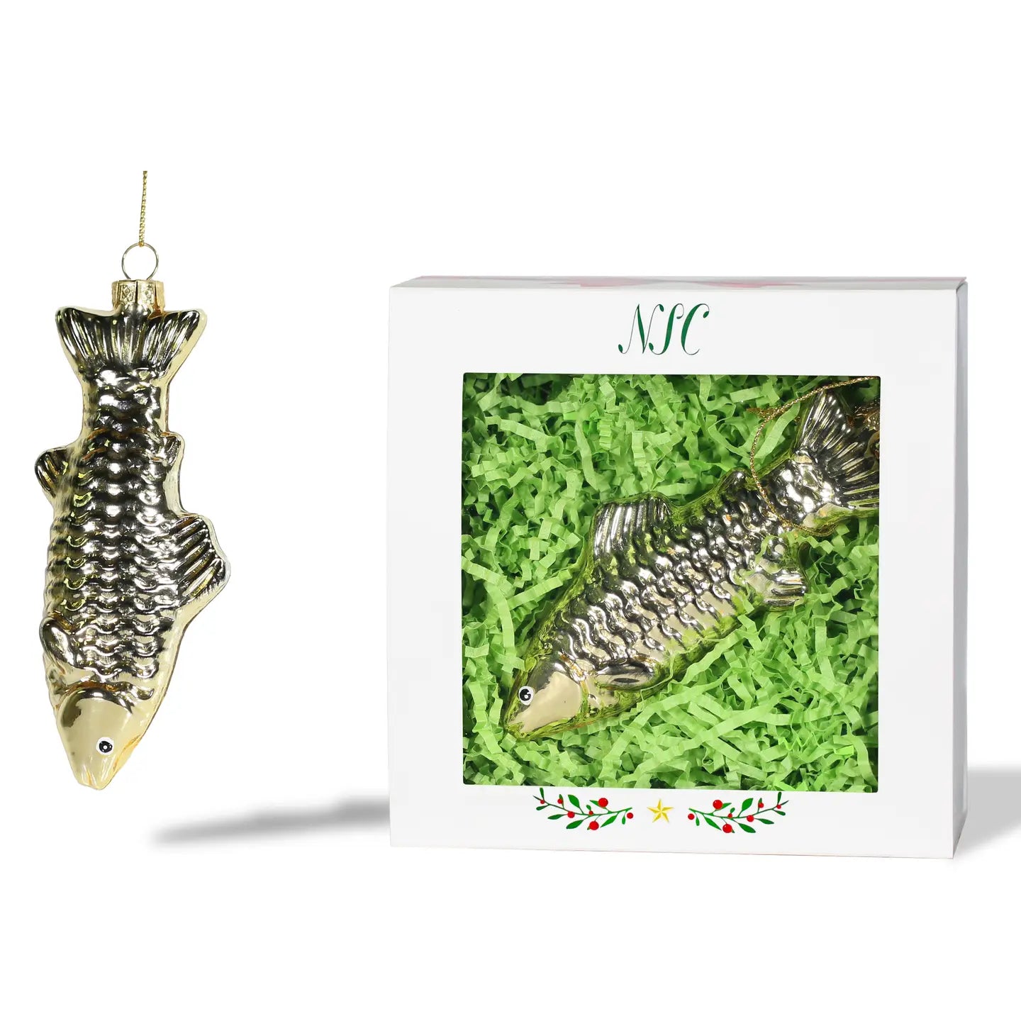 Fish Glass Ornament