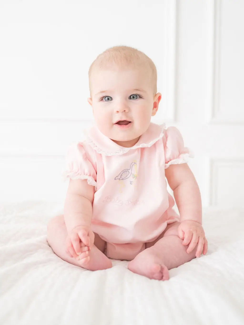 Baby Sister Embroidered Bubble