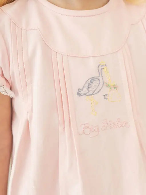 Big Sister Embroidered Dress